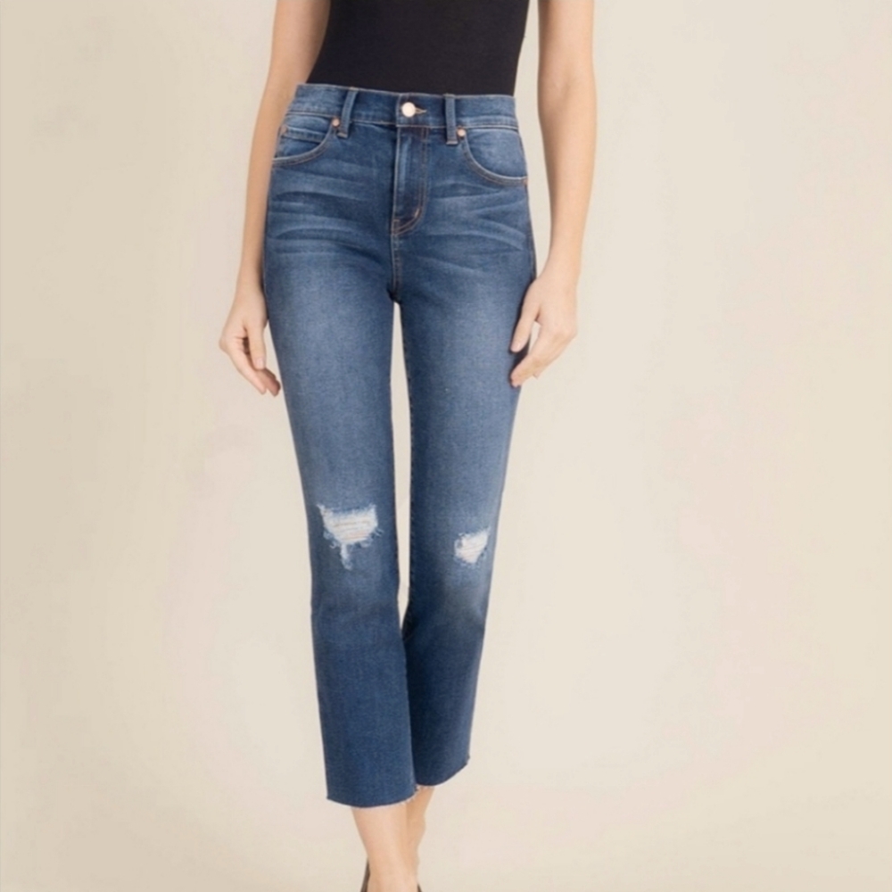 LEVEL 99 High-waisted Ankle Fray